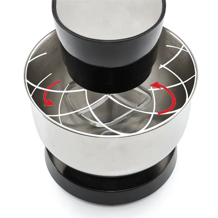 عجان كهربائي ميانتا، 5.5 لتر، 1300 وات، KM38332A - فضي اسود - عرض بديل