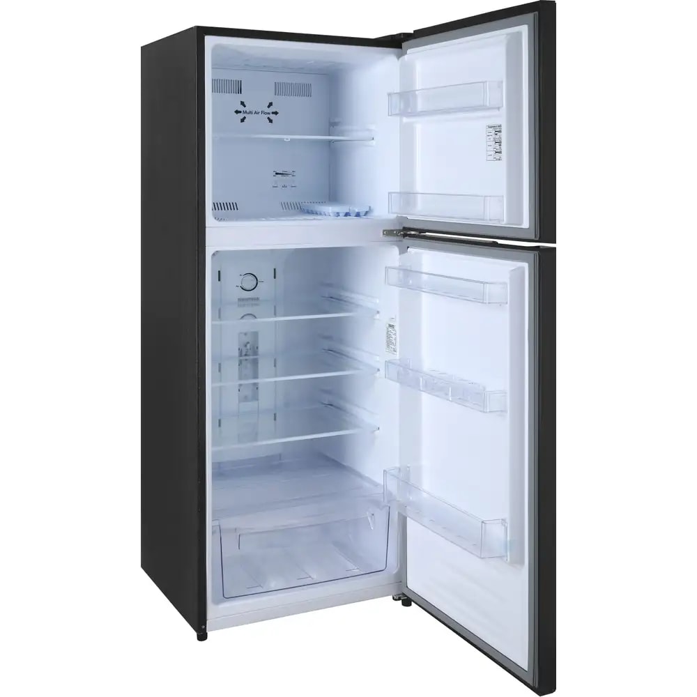 ثلاجة نوفروست فريش، 363 لتر، 2 باب، ميكانيكال، فريزر بالاعلى، FNT-BR470BMB - اسود - عرض بديل