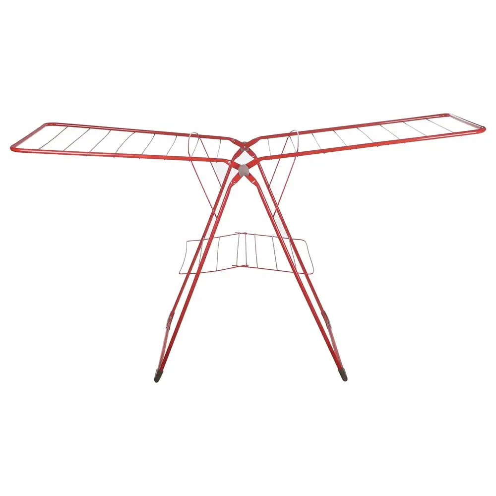 منشر غسيل معدني جولدن ميتال، 18 متر - احمر