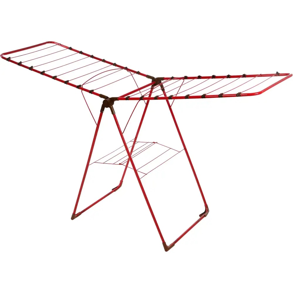 منشر غسيل معدن جولدن ميتال، 18 متر - احمر