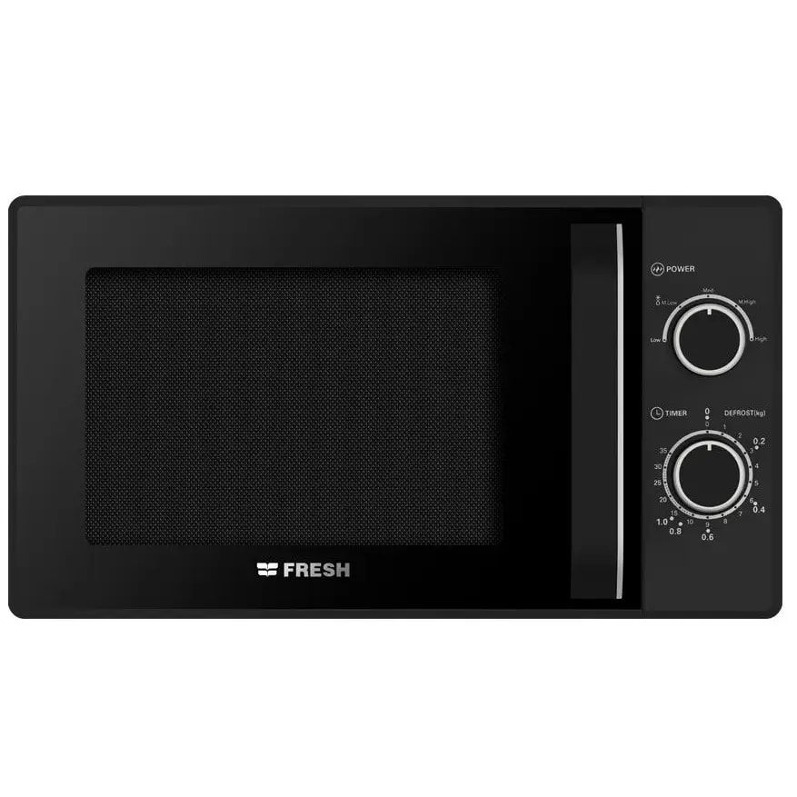 ميكروويف فريش، 800 وات، 25 لتر، FMW-25MC-B - أسود