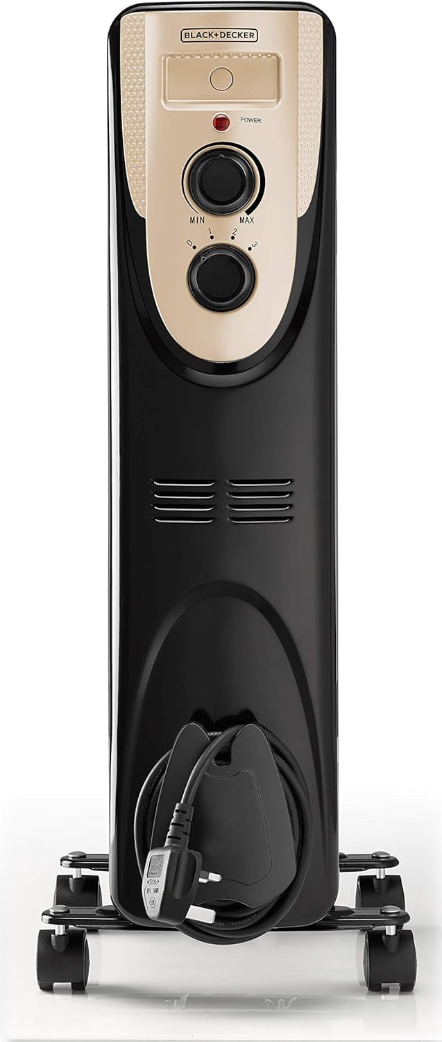 دفاية زيت بلاك اند دفاية زيت بلاك اند ديكر OR090D - 9 ريشة - 2000 وات - اسود (ضمان دولي ) - عرض بديل