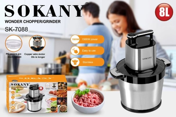 كبه سوكاني استنالس8 لتر 1800وات SK-7088N - عرض بديل