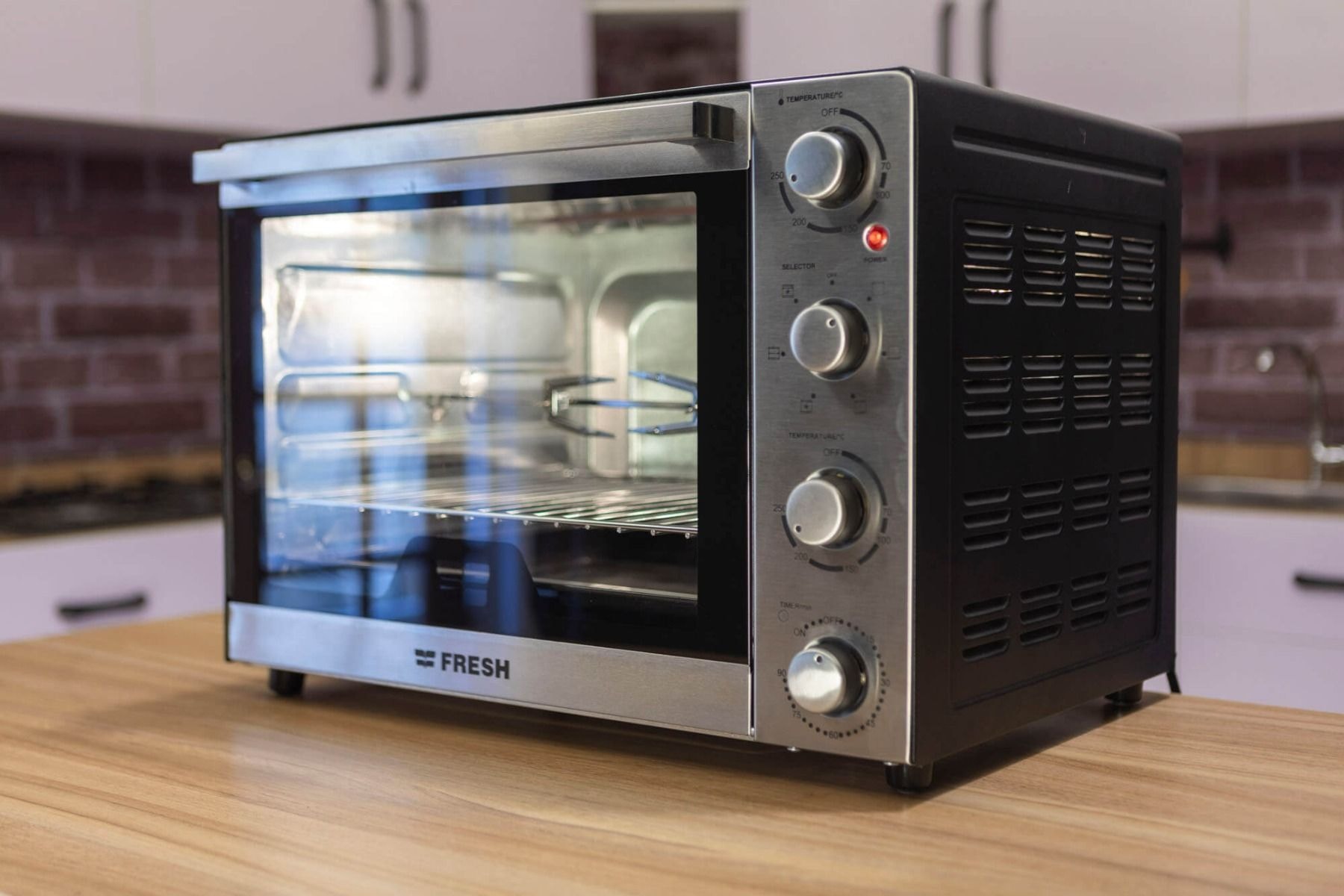 فرن فريش فضي 65 لتر أيليت شواية ومروحة - عرض بديل