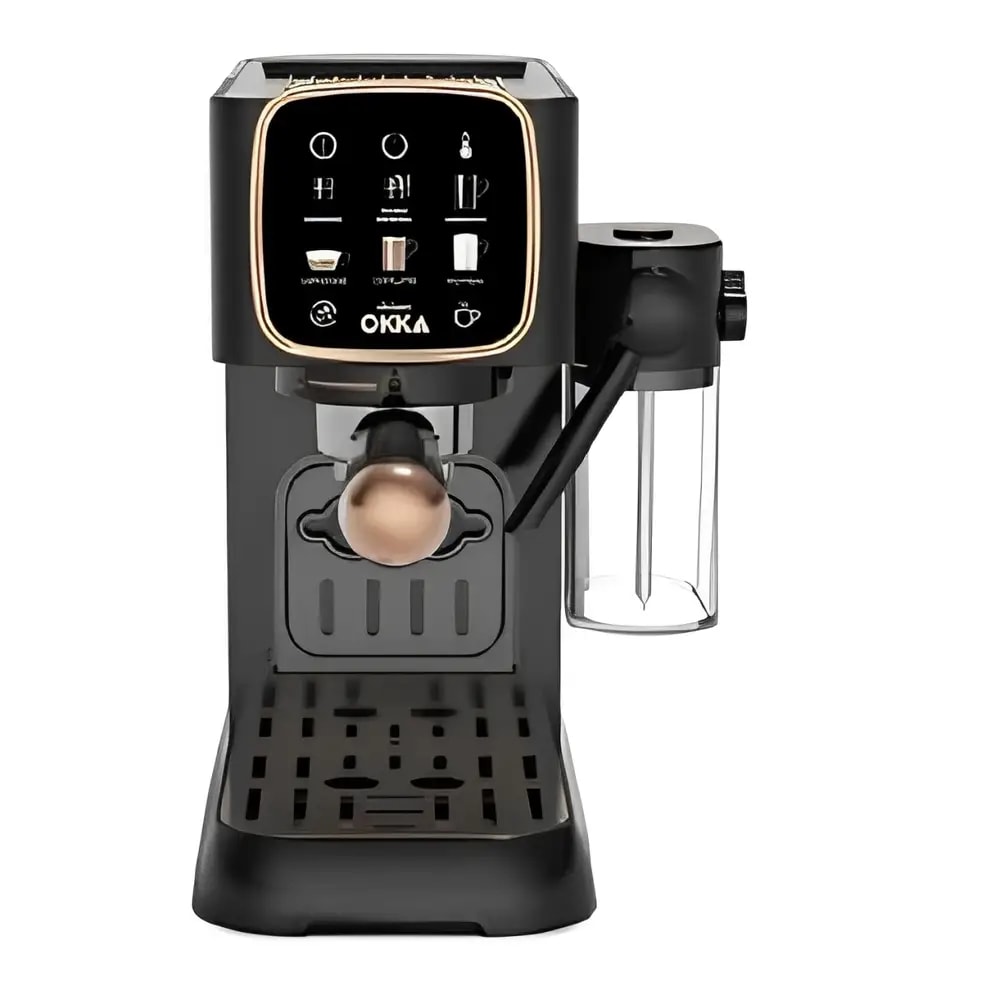 ماكينة اسبريسو سولو ام اوكا، 15 بار، شاشة ديجيتال، Ok0032-0400 - أسود نحاسى - عرض بديل