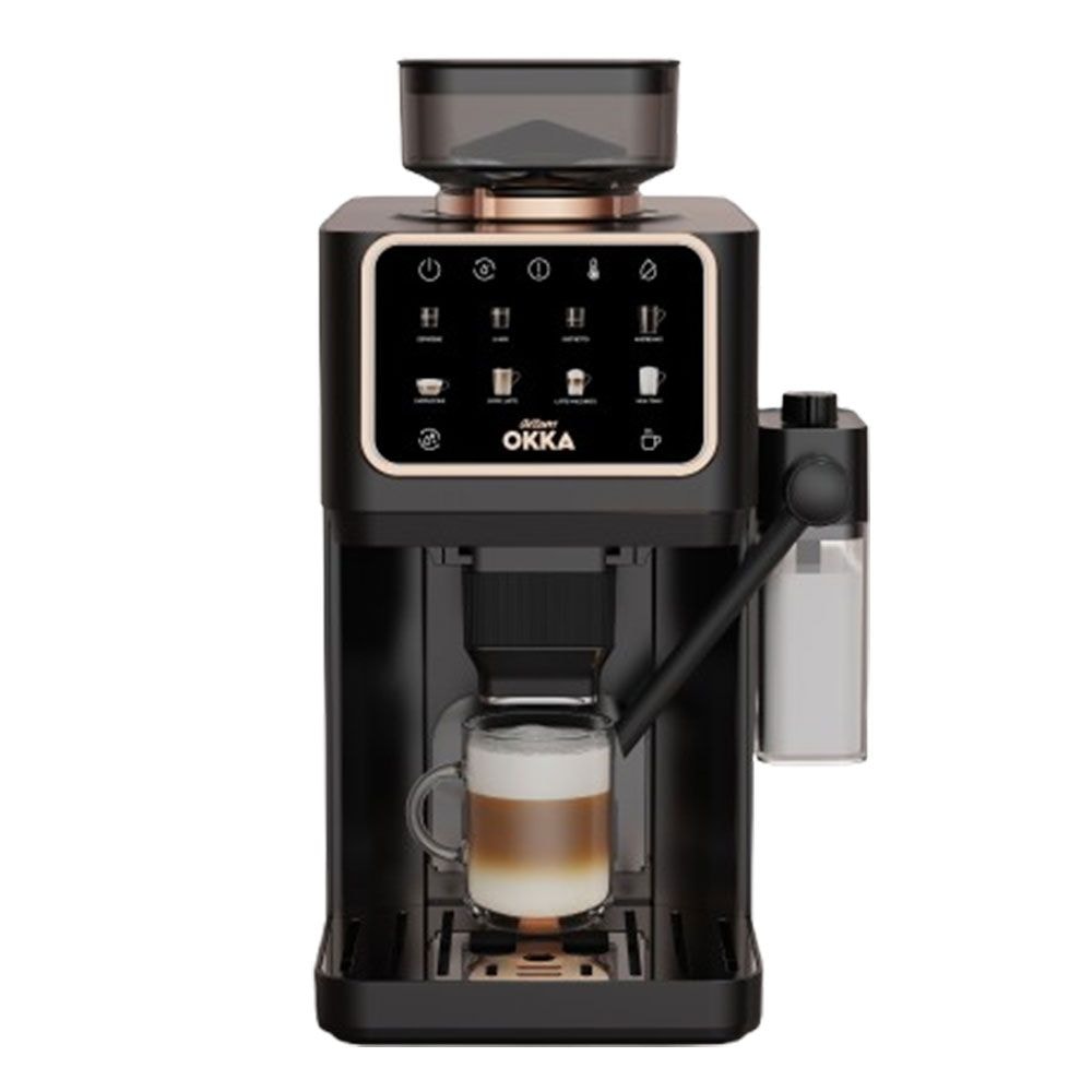 ارزوم اوكا ماكينة أسبريسو باريستا برو أوتوماتيك 5 مستويات - 1400 وات - أسود - OK004204