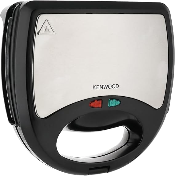 صانع سندوتشات 3 في 1 كينوود، 750 وات، لوح غير لاصق، SMM01.AOBK - اسود فضي(ضمان دولي)