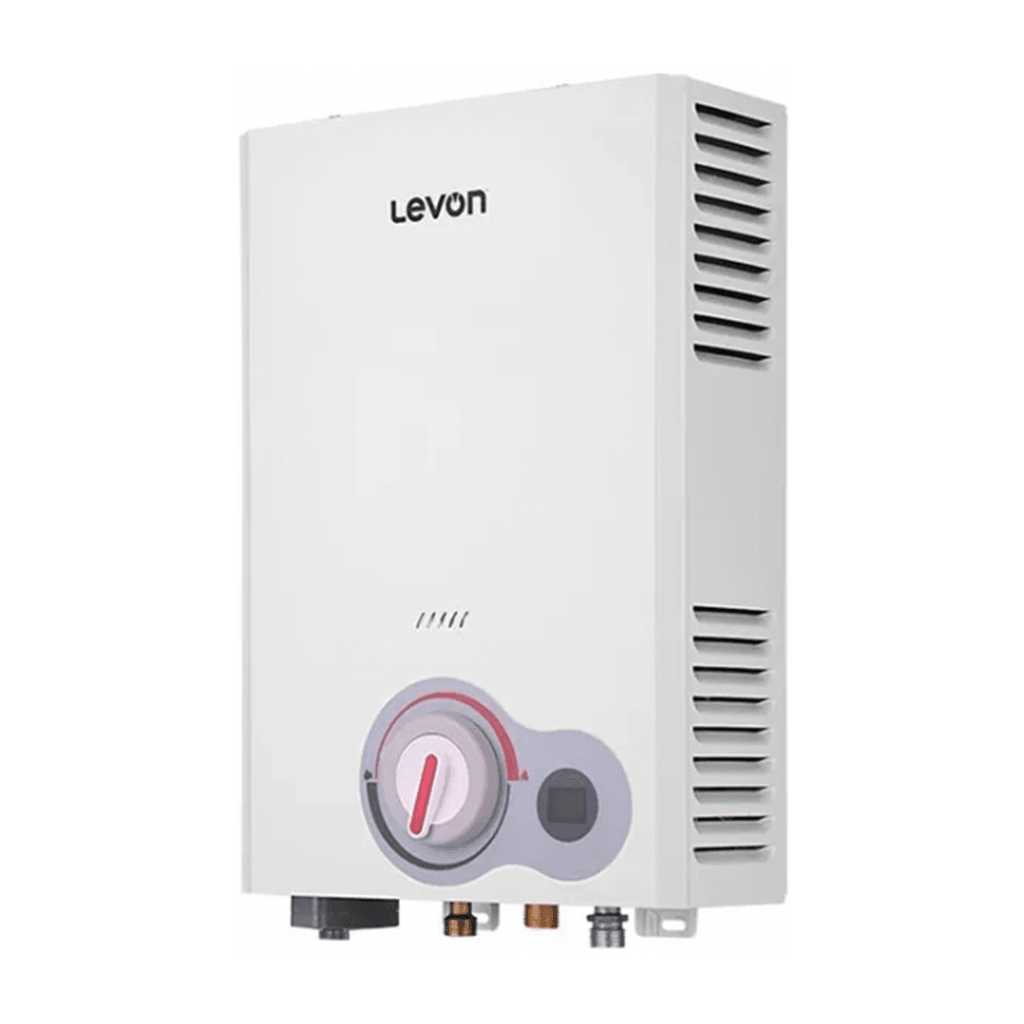 سخان غاز ليفون 10 لتر ديجيتال أبيض بالشاحن-( 6518120 ) F-OXG - عرض بديل