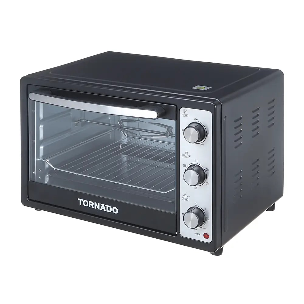 فرن كهربائي تورنيدو 46 لتر 1800 وات شواية مروحة أسود TEO-46NE(K) - عرض بديل