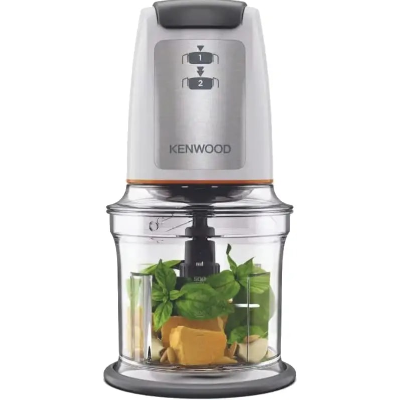 كبة كينوود، 500 مل، 500 وات، سرعتان، CHP61.100WH - فضي ابيض (ضمان دولي)