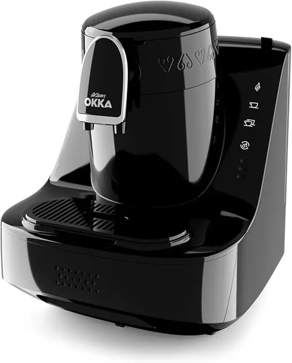 ماكينة تحضير القهوة التركي اليت اوتوماتيك موديل Ok0040-20 من اورزم اوكا، أسود وكروم - عرض بديل