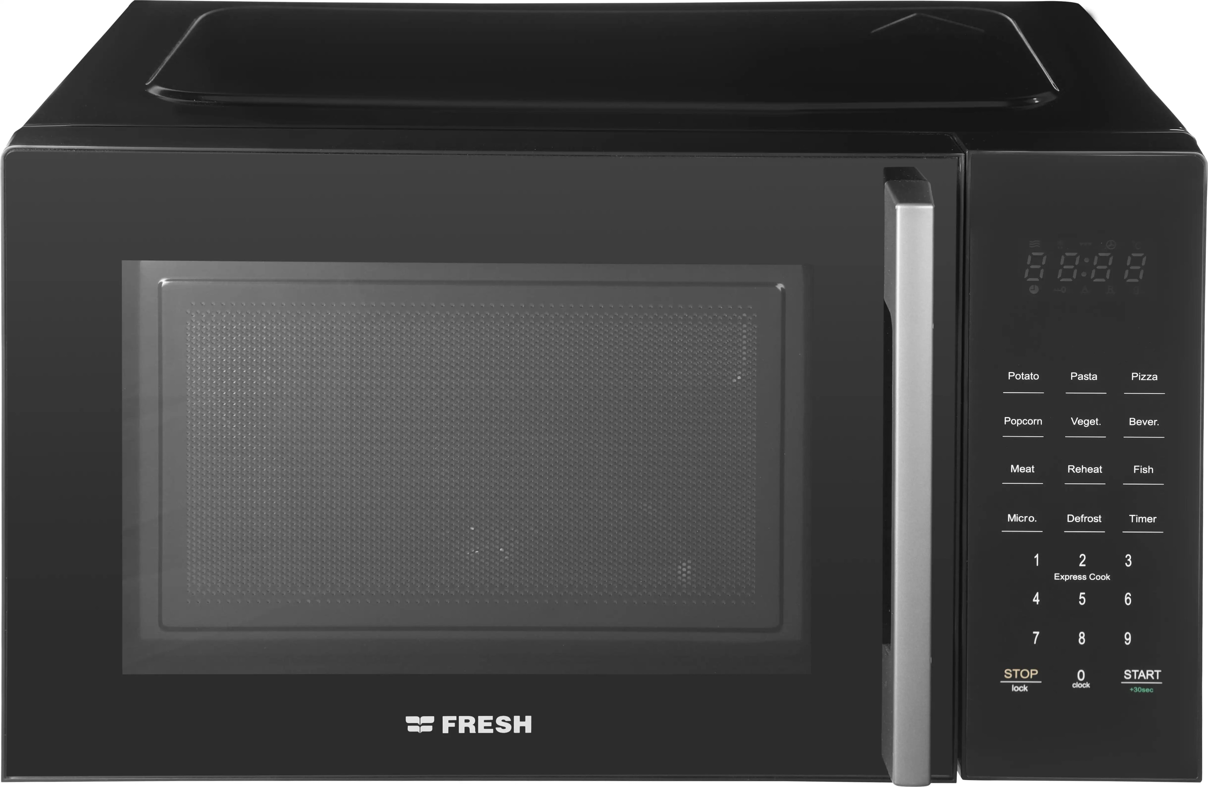 ميكرويف فريش، 25 لتر، 850 وات، ديجيتال، FMW-25KC-BW - اسود