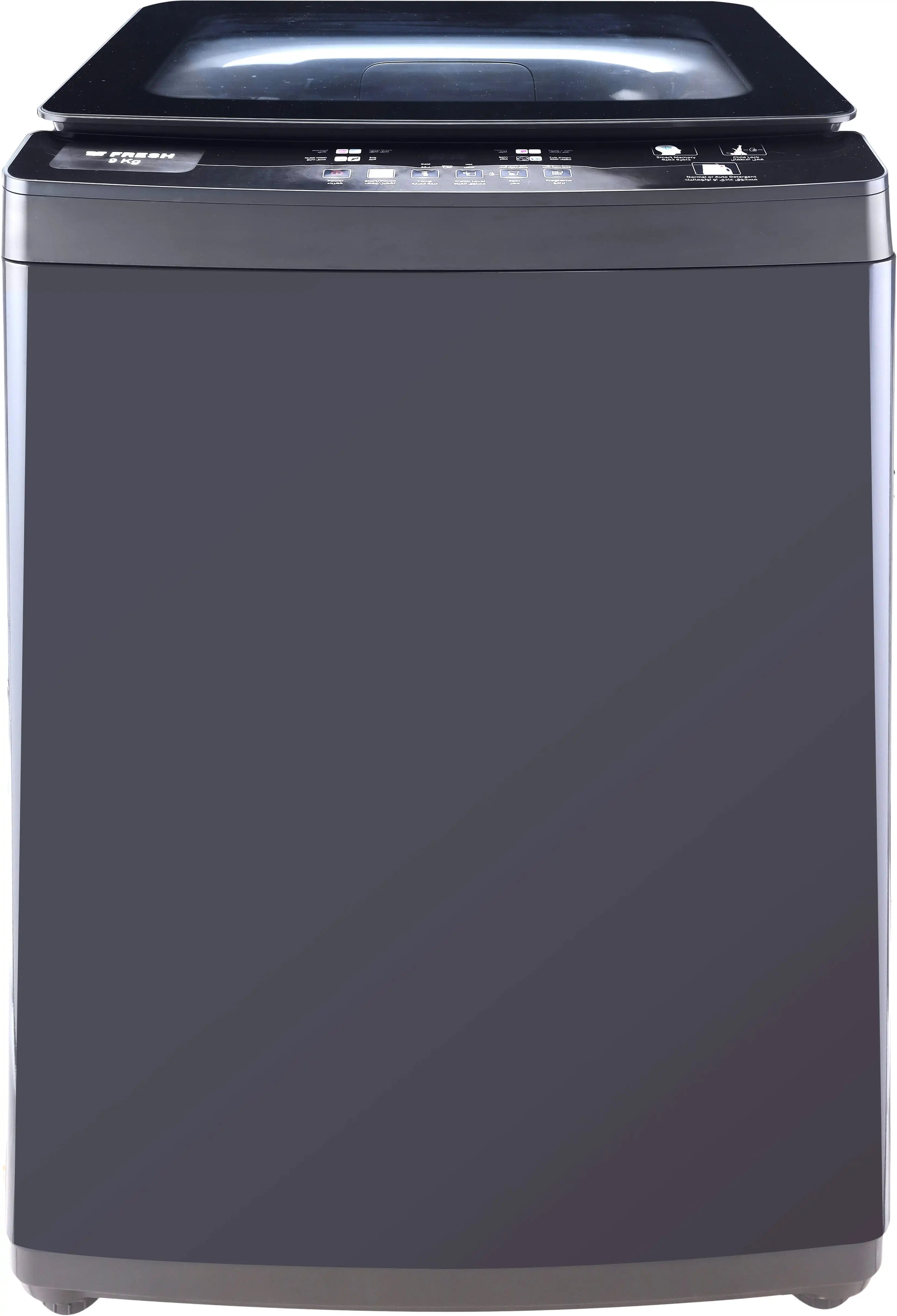 غساله ملابس فوق اوتوماتيك فريش، 9 كجم، 19245 FTM-9S - رمادي داكن