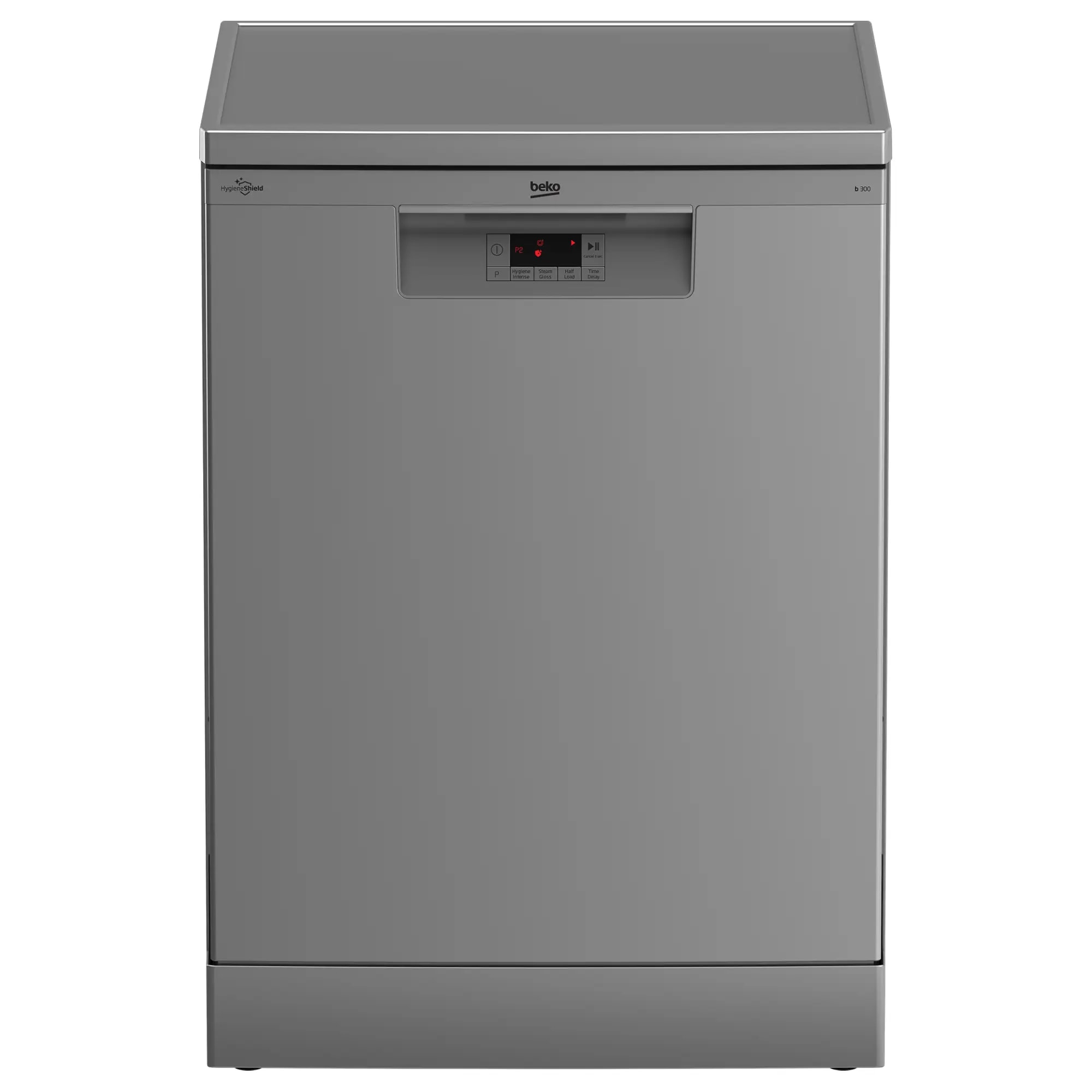 Beko Dishwasher, 5 Programs, 14 Place Settings, 60 cm, BDFN15420S - Silver