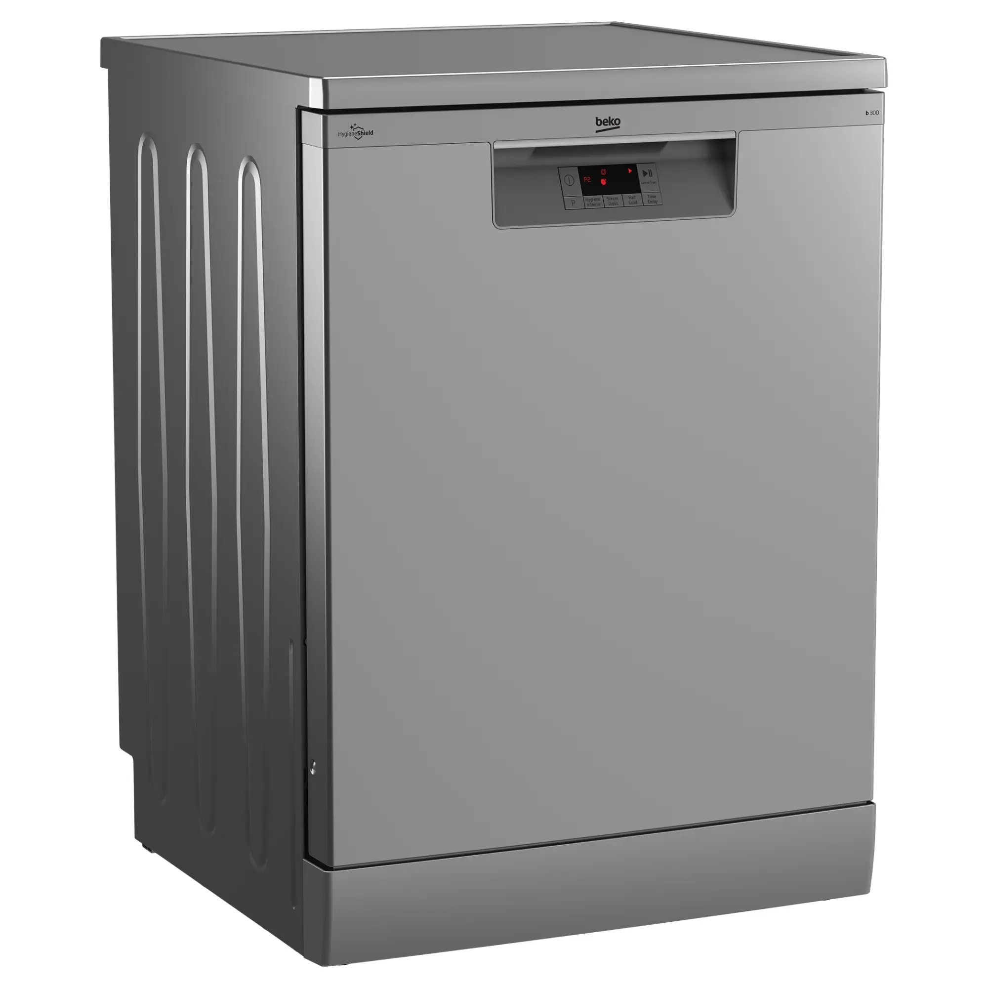 Beko Dishwasher, 5 Programs, 14 Place Settings, 60 cm, BDFN15420S - Silver - alternate view