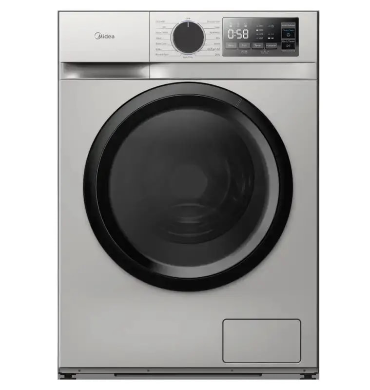 Midea Front Load Inverter Washing Machine 8 KG – MFN09W80B/S Silver