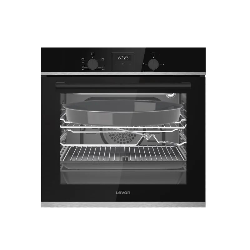 ليفون فرن غاز بيلت ان 60 سم بالمروحة أمان كامل L-1612004 - عرض بديل