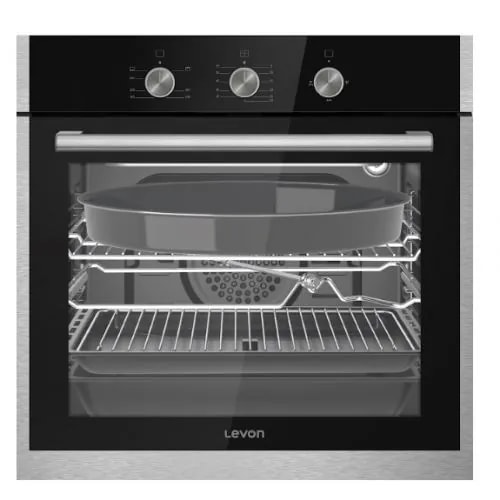 ليفون فرن غاز بيلت ان 60 سم بالمروحة أمان كامل L-1612003 - عرض بديل