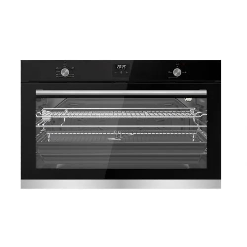 ليفون فرن غاز بيلت ان 90 سم مزود بمروحتين أمان كامل L-1612002